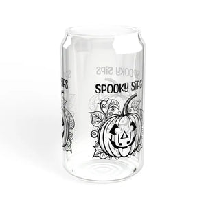 Scary Halloween Pumpkin Mug with Bamboo Lid for Spooky Sips - Dipaliz - Tumblers