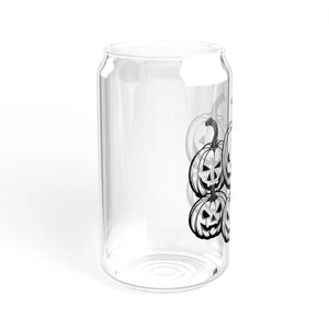 Spooky Halloween Sipper Glass - Scary Pumpkins 16oz - Dipaliz - Tumblers
