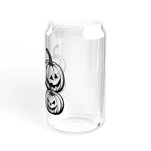 Spooky Halloween Sipper Glass - Scary Pumpkins 16oz - Dipaliz - Tumblers