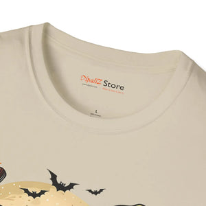 Scary Jack o Lantern T-shirt Soft Cotton Halloween - Dipaliz - T-shirts