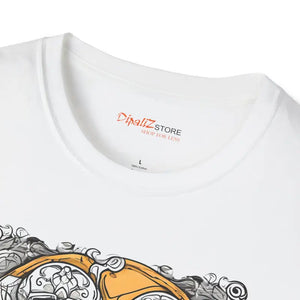 Scary Skulls Halloween Softstyle t Shirt - Spooky Comfort - Dipaliz - T-shirts