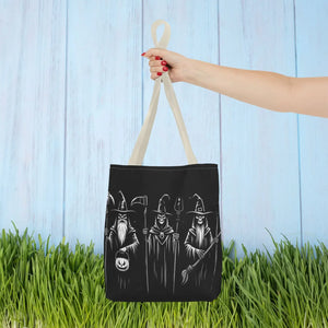 Scary Witch Aop Tote - Black Cotton Handles - Dipaliz - Bags