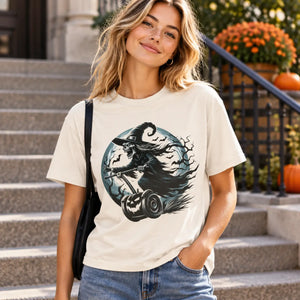 Dipaliz electrifying witch segway unisex jersey tee cotton - t-shirts