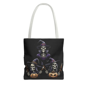Scary Witches Aop Tote Bag - Mystical Polyester - Dipaliz - Bags