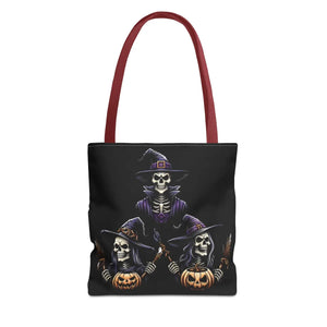 Scary Witches Aop Tote Bag - Mystical Polyester - Dipaliz - Bags