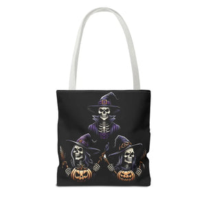 Scary Witches Aop Tote Bag - Mystical Polyester - Dipaliz - Bags