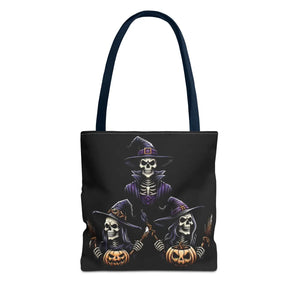 Scary Witches Aop Tote Bag - Mystical Polyester - Dipaliz - Bags