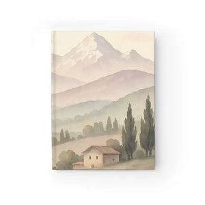 Scenic Landscape Journal Pastel Mountain View Vegan Leather - Dipaliz - Notebooks & Notepads