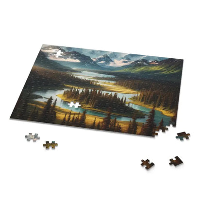 Escape Into Tranquility with the Scenic Mountain & River Puzzle