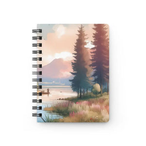 Paper Products - Spiral Bound Journal - Scenic Nature Landscape - Dipaliz one Size