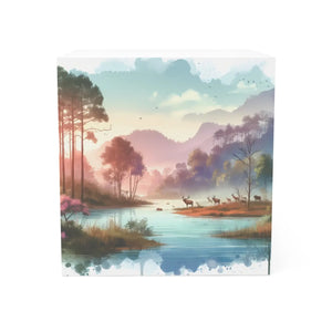 Scenic Wilderness Note Cube - Calming Outdoor Scenery - Dipaliz - Notepads