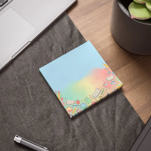 Cute Pastel Book Pencil Sticky Notes - School Supplies - Dipaliz
