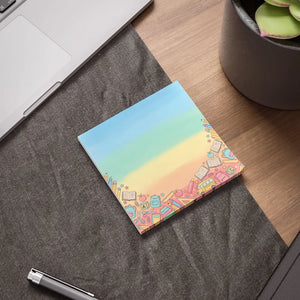 Pastel Student Sticky Notes Rainbow Post-it School Gift - Dipaliz