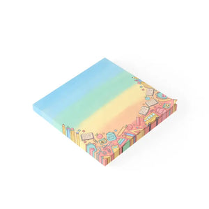 School Supplies Rainbow Post-it Notes - Student Sticky - Dipaliz - 3’’ x / White - Paper Products