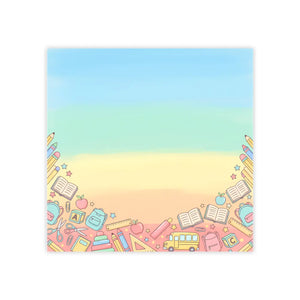 Pastel Student Sticky Notes Rainbow Post-it School Gift - Dipaliz