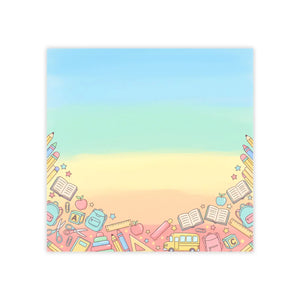Pastel Student Sticky Notes Rainbow Post-it School Gift - Dipaliz