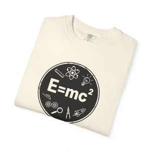 Science Icon E=mc T-shirt, Physics Graphic Tee for Students & Teachers - T-shirts - m