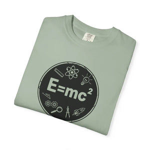 Science Icon E=mc T-shirt, Physics Graphic Tee for Students & Teachers - T-shirts - m