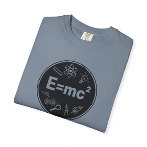 Science Icon E=mc T-shirt, Physics Graphic Tee for Students & Teachers - T-shirts - m