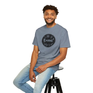 Science Icon E=mc T-shirt, Physics Graphic Tee for Students & Teachers - T-shirts - m