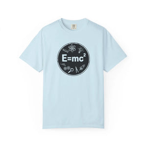 Science Icon E=mc T-shirt, Physics Graphic Tee for Students & Teachers - T-shirts - m