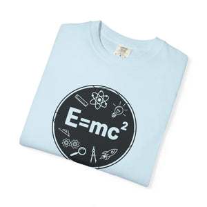 Science Icon E=mc T-shirt, Physics Graphic Tee for Students & Teachers - T-shirts - m