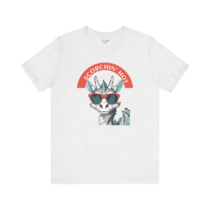 Scorching Hot Dragon Unisex Jersey Tee Cotton Dipaliz - T-shirts - s
