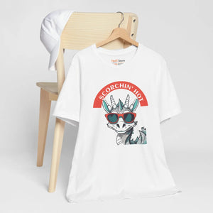 Scorching Hot Dragon Unisex Jersey Tee Cotton Dipaliz - T-shirts - s