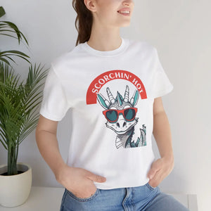 Scorching Hot Dragon Unisex Jersey Tee Cotton Dipaliz - T-shirts - s