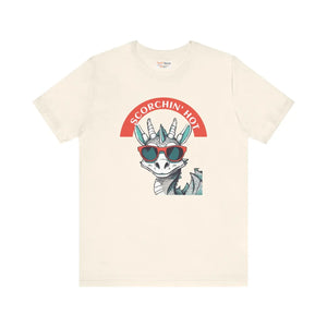 Scorching Hot Dragon Unisex Jersey Tee Cotton Dipaliz - T-shirts - s