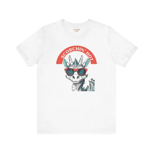 Scorching Hot Dragon Unisex Jersey Tee Cotton Dipaliz - T-shirts - s