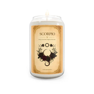 Scorpio Soy Candle – 13.75 Oz Scented Wax - Dipaliz - Candles