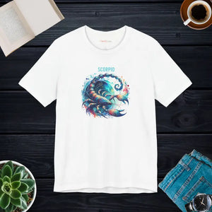 Unisex Jersey Short Sleeve Scorpio Zodiac Tee - Dipaliz - White / s - T-shirts