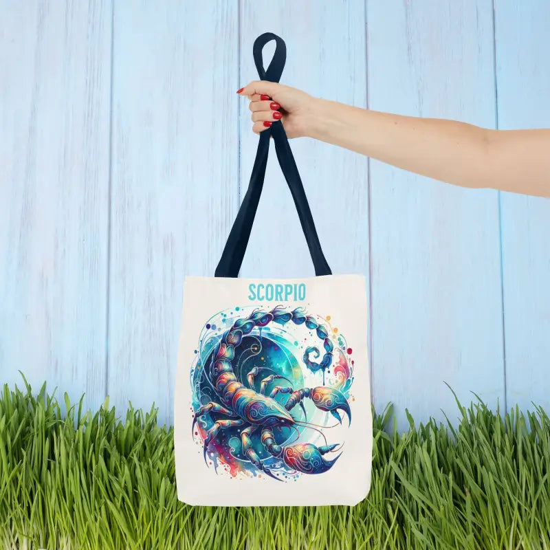 Scorpio Zodiac Tote Bag - Stylish and Practical for Every Occasion - 13’’ × / Navy Bags