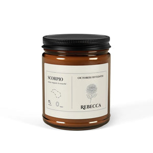 Custom Scorpio Zodiac Soy Candle Personalized - Dipaliz - Candles
