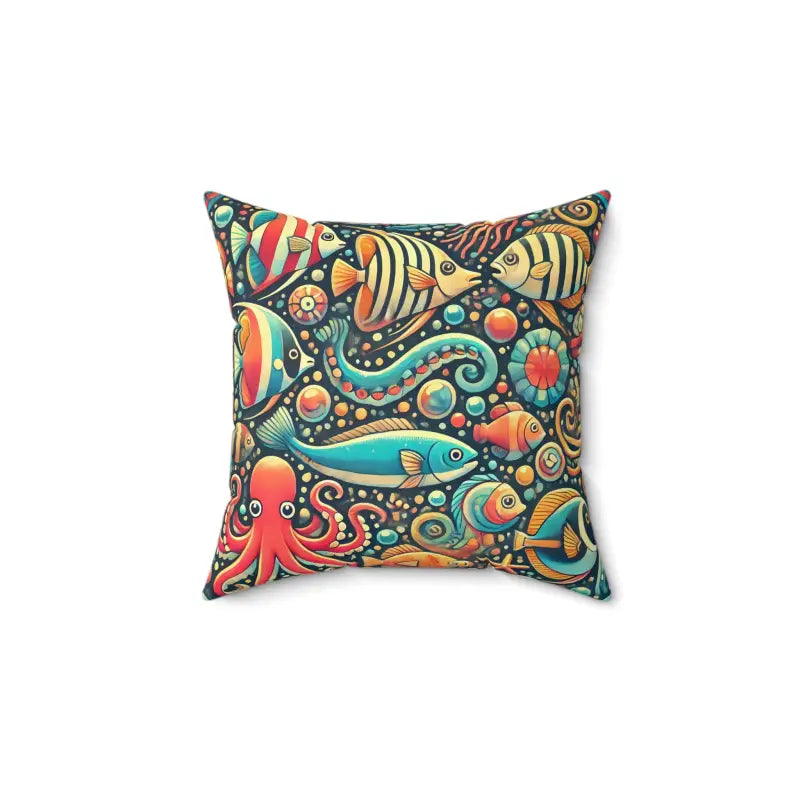 Sea Animals Spun - Vibrant Comfort | Dipaliz - 14’’ × - Throw Pillows