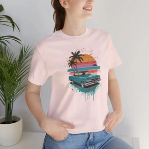 T-shirt - Paradise Unisex Jersey Tee - Beach Vibes Cotton Shirt - Dipaliz