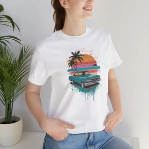 T-shirt - Paradise Unisex Jersey Tee - Beach Vibes Cotton Shirt - Dipaliz