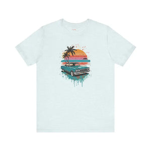 T-shirt - Paradise Unisex Jersey Tee - Beach Vibes Cotton Shirt - Dipaliz