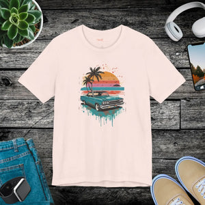 Soft Paradise Unisex Jersey - Eco-friendly Beach Tee - Dipaliz - T-shirts