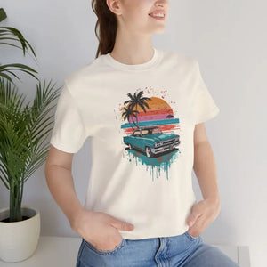 T-shirt - Paradise Unisex Jersey Tee - Beach Vibes Cotton Shirt - Dipaliz