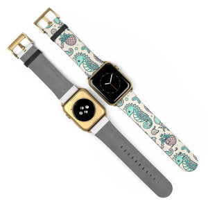 Sea Creatures Watch Band - Faux Leather Style - Dipaliz - Bands