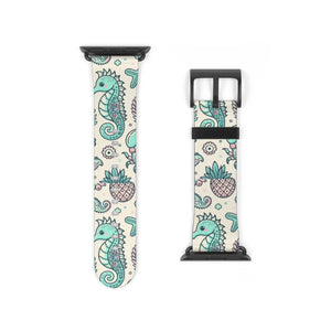 Sea Creatures Watch Band - Faux Leather Style - Dipaliz - Bands