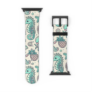 Sea Creatures Watch Band - Faux Leather Style - Dipaliz - Bands