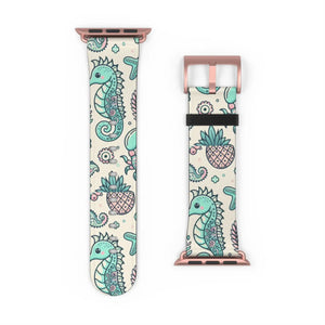 Sea Creatures Watch Band - Faux Leather Style - Dipaliz - Bands