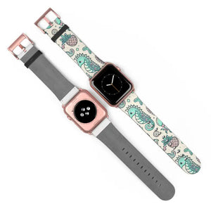 Sea Creatures Faux Leather Watch Band - Bold Statement Style - Dipaliz - Bands
