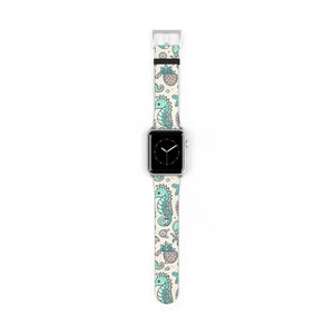 Sea Creatures Faux Leather Watch Band - Bold Statement Style - Dipaliz - Bands