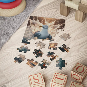 Sea Gull Bird Splashing Puzzle 30 Piece Ocean Fun - Dipaliz - Jigsaw Puzzles