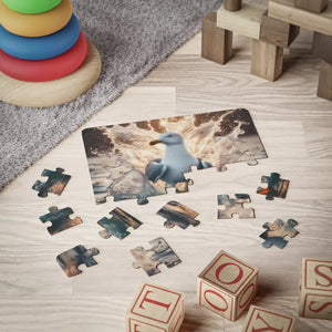 Sea Gull Bird Splashing Puzzle 30 Piece Ocean Fun - Dipaliz - Jigsaw Puzzles