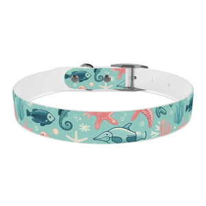 Waterproof Sea Life Dog Collar - Aqua Coral Tpu - Dipaliz - Standard Collars